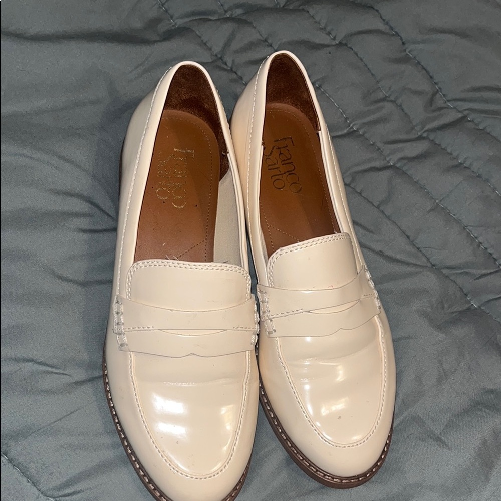 Franco Sarto Off-White Loafers